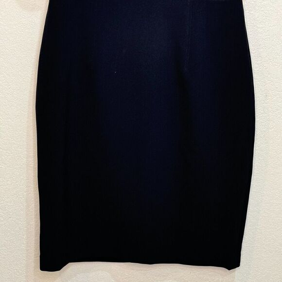 Toccin (NY) NEW Black Overlay Sheath Dress Size 6  $495 - Picture 5 of 9